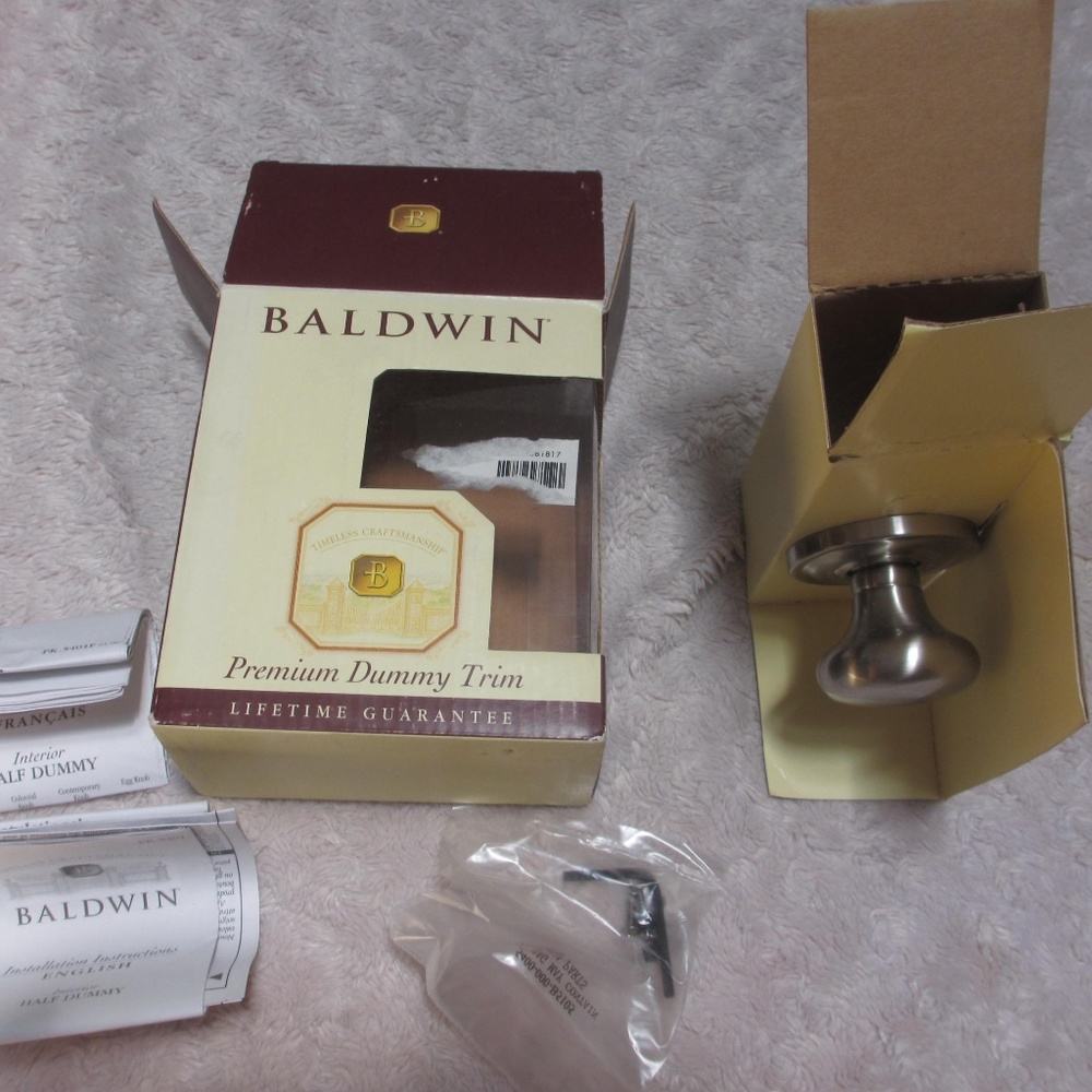 NEW Baldwin Classic Door Knob #95405.150.IDM